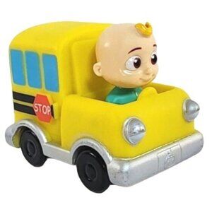 Jazwares Cocomelon Mini Figure School Bus 2020 Moonbug Vehicle Toy 4 Inches